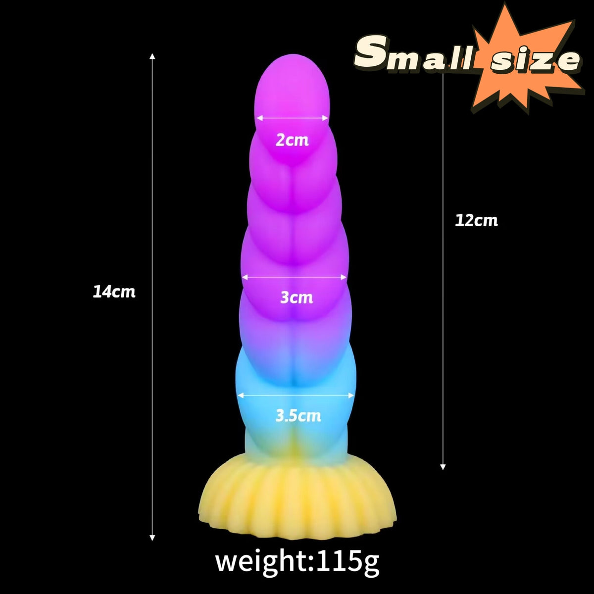 Free shipping丨Glow-in-the-Dark Dildo with Powerful Suction Cup, Adult Toy for Women