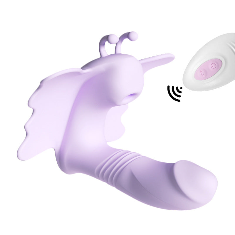 Charm butterfly telescopic sucking wearing