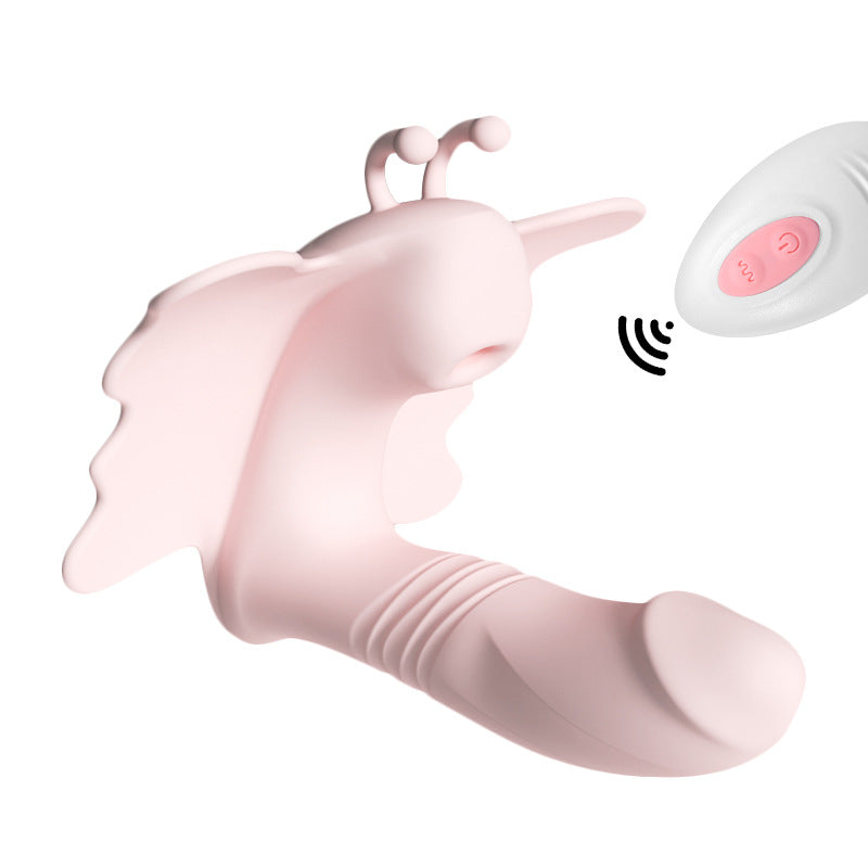 Charm butterfly telescopic sucking wearing