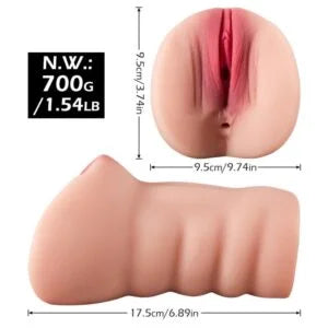 Single-Opening Realistic Masturbator Mold - 17.5 x 9.5 cm
