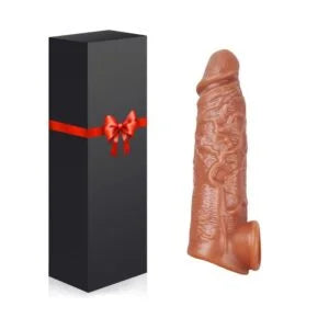 Smooth Penis Extension Sleeve - 16 cm