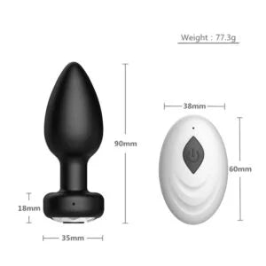 Wireless Electric Diamond Anal Plug