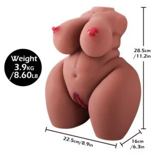 Medium Torso Doll Masturbator - 28.5 x 22.5 x 16 cm