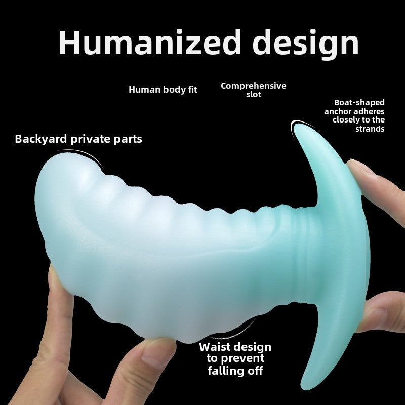 Ocean color flow mantle anal plug