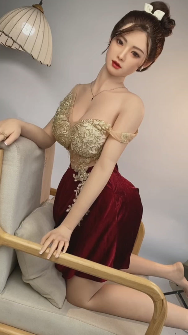 Free Shipping丨Free Skeleton丨Jacqueline—Asian Sex Doll with Black Hair