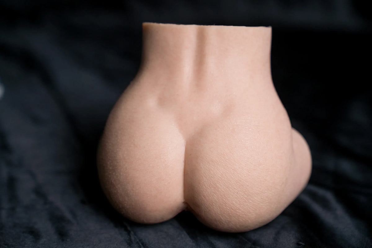 Free Shipping｜1.1kg/2.4lb Medical-Grade Silicone Pocket Vagina & Anus – Ultra-Realistic Skin Texture, Compact & Travel-Friendly