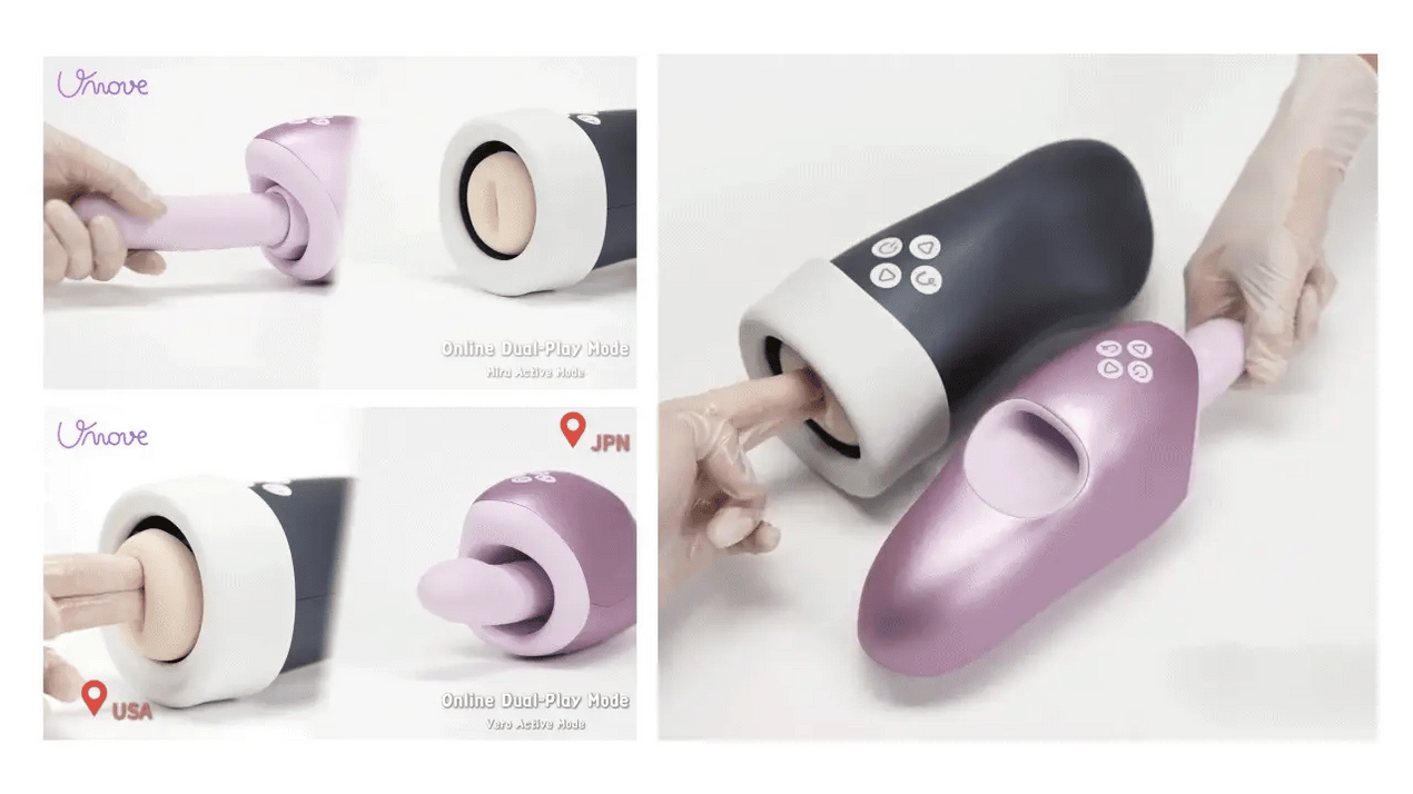 Mira Long Distance Interactive AI-Powered Remote Control Vibrating Dildo with Advanced Touch-Sense Technology Teledildonics Device