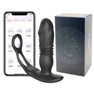 App-Controlled Rechargeable Anal Plug - 100 mm