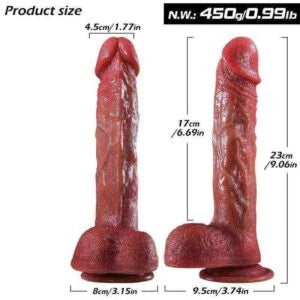 Realistic Dildo - 23 cm, 450 g