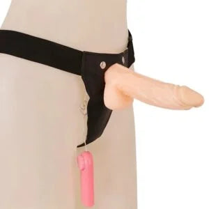 Wearable Electric Strap-On with Testicles - 200 x 40 mm