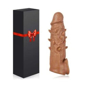 Textured Penis Extension Sleeve - 16 cm