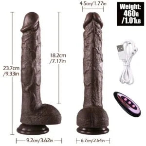 Wireless Electric Thrusting Dildo - 23.7 cm